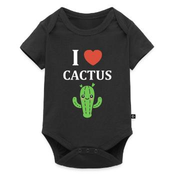 Cactus - Baby Premium short-sleeve bodysuit - black - Front