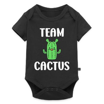 Kaktus - Baby Premium Kurzarmbody - Schwarz - Vorne