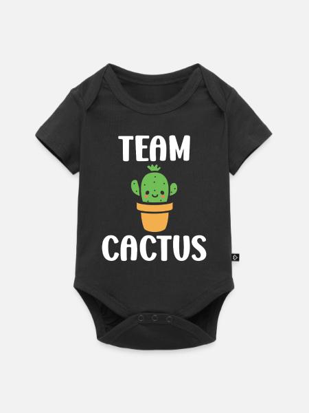 Kaktus - Baby Premium Kurzarmbody - Schwarz