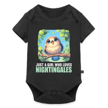 Nightingales Nightingale - Baby Premium short-sleeve bodysuit - black - Front