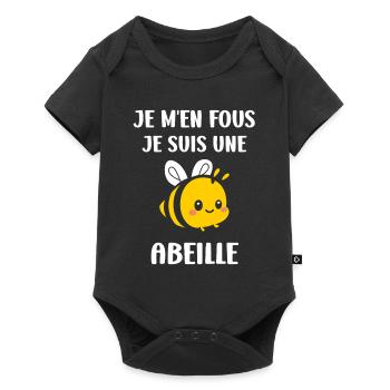 Abeille - Body à manches courtes Premium Bébé - noir - Devant