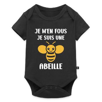Abeille - Body à manches courtes Premium Bébé - noir - Devant