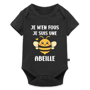 Abeille - Body à manches courtes Premium Bébé - noir - Devant
