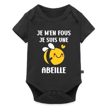 Abeille - Body à manches courtes Premium Bébé - noir - Devant