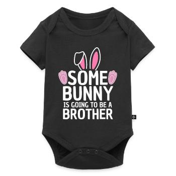Funny Easter Baby Sibling Design - Baby Premium short-sleeve bodysuit - black - Front