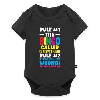 Bingo Announcer Always Has Right Design - Baby Premium short-sleeve bodysuit - black - Front