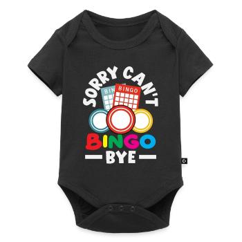 Désolé, je ne peux pas Bingo Bye Fun pour la soirée bingo - Body à manches courtes Premium Bébé - noir - Devant