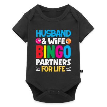 Bingo Partner For Life Husband And Wife - Baby Premium short-sleeve bodysuit - black - Front