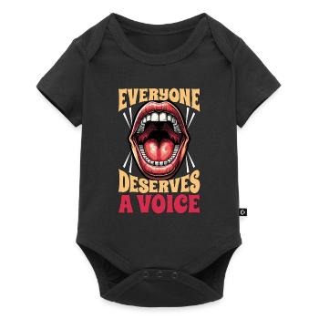 Orthophonie Tout le monde mérite un physiothérapeute - Body à manches courtes Premium Bébé - noir - Devant