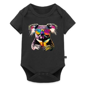 Koala Bear Australia Koala Bear Cute Koala Bears - Baby Premium short-sleeve bodysuit - black - Front