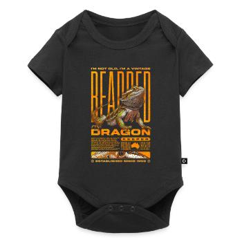 Bearded Dragon Reptile Keeper Birthday Born 1959 - Baby Premium short-sleeve bodysuit - black - Front