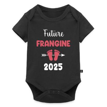 Future Sister 2025 Pregnancy Announcement - Baby Premium short-sleeve bodysuit - black - Front