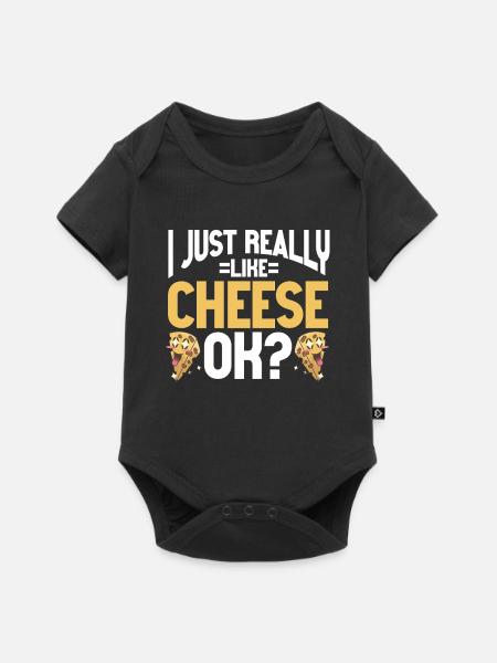 Cheese Making Cheese Lover - Baby Premium Kurzarmbody - Schwarz