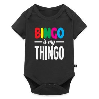 Le bingo est mon truc - Votre jeu - Body à manches courtes Premium Bébé - noir - Devant