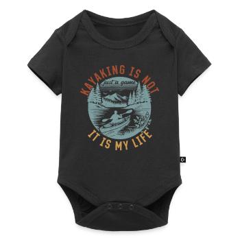Kayaking is not just a game it is my life - - Baby Premium short-sleeve bodysuit - black - Front