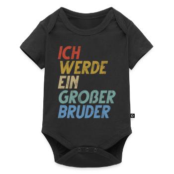 Big Brother Baby Lover Older Sibling - Baby Premium short-sleeve bodysuit - black - Front
