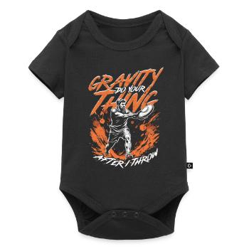 Diskuswurf Gravity Do Your Thing - Baby Premium Kurzarmbody - Schwarz - Vorne