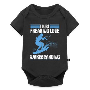Sports nautiques Wakesurf - J’adore - Body à manches courtes Premium Bébé - noir - Devant
