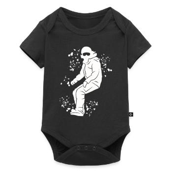 Snowboarder Snowboarding Snowboard - Baby Premium short-sleeve bodysuit - black - Front