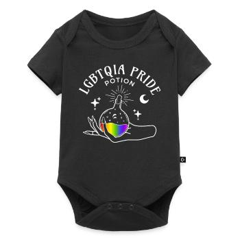LGBTQIA Pride Potion Witchy Celestial Gothic Wicca - Baby Premium short-sleeve bodysuit - black - Front