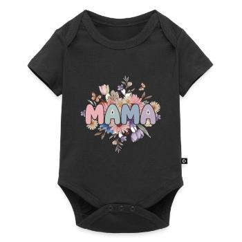 Maman - Body à manches courtes Premium Bébé - noir - Devant
