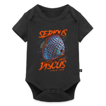 Serious About Discus Fish Since 1944 - Baby Premium short-sleeve bodysuit - black - Front