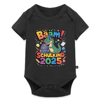 Écolier 2025 Inscription à l’école Retour à l’école - Body à manches courtes Premium Bébé - noir - Devant