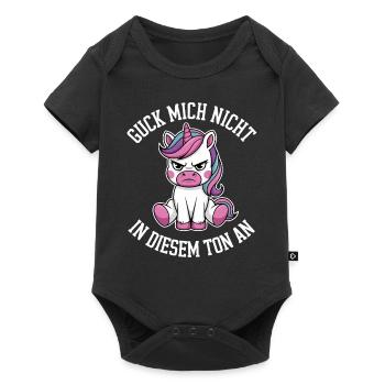 Don't look at me in that tone - Baby Premium short-sleeve bodysuit - black - Front