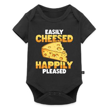 Lactose tolerant Milk lovers Cheese lovers - Baby Premium short-sleeve bodysuit - black - Front