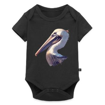 Pelicans Pelican - Baby Premium short-sleeve bodysuit - black - Front