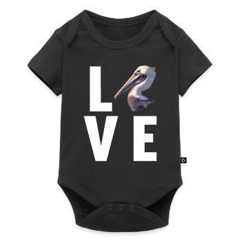 Pelicans Pelican - Baby Premium short-sleeve bodysuit - black - Front