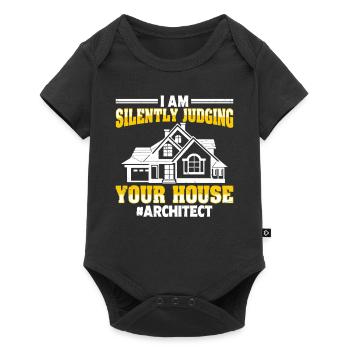 Architect - Baby Premium short-sleeve bodysuit - black - Front