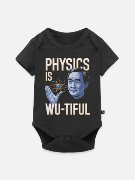 Physics Is Wu-tiful Design - Baby Premium Kurzarmbody - Schwarz