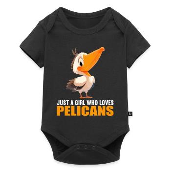Pélicans Pélican - Body à manches courtes Premium Bébé - noir - Devant