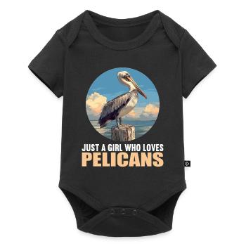 Pelicans Pelican - Baby Premium short-sleeve bodysuit - black - Front