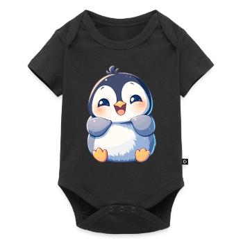 Pingouins Pingouin - Body à manches courtes Premium Bébé - noir - Devant