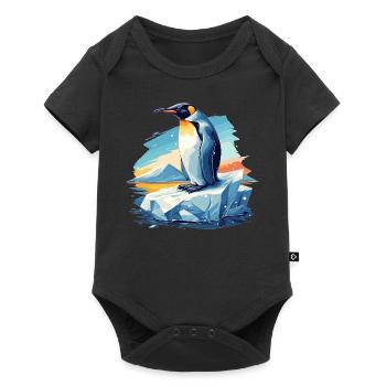 Pingouins Pingouin - Body à manches courtes Premium Bébé - noir - Devant