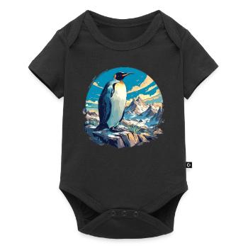Pingouins Pingouin - Body à manches courtes Premium Bébé - noir - Devant