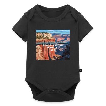 Grand Canyon SkyWalk - Baby Premium short-sleeve bodysuit - black - Front