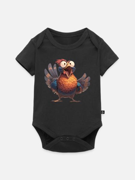 Fasane Fasan - Baby Premium Kurzarmbody - Schwarz
