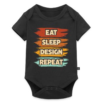 Architect - Baby Premium short-sleeve bodysuit - black - Front