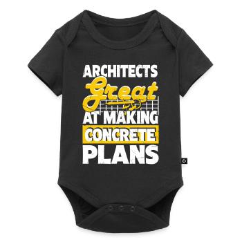 Architect - Baby Premium short-sleeve bodysuit - black - Front