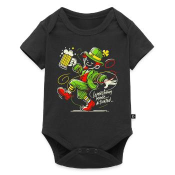 Leprechaun Mode Activates St. Patrick's Day - Baby Premium short-sleeve bodysuit - black - Front
