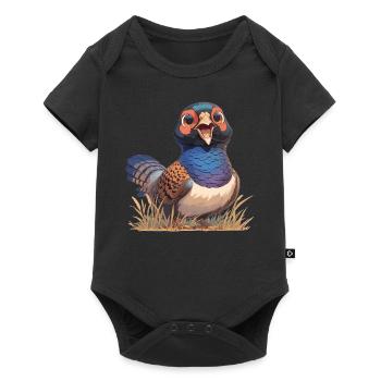 Faisans Faisan - Body à manches courtes Premium Bébé - noir - Devant