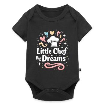 Junior Baking Candidate Young Chef Baking - Baby Premium short-sleeve bodysuit - black - Front
