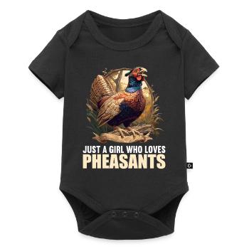 Faisans Faisan - Body à manches courtes Premium Bébé - noir - Devant