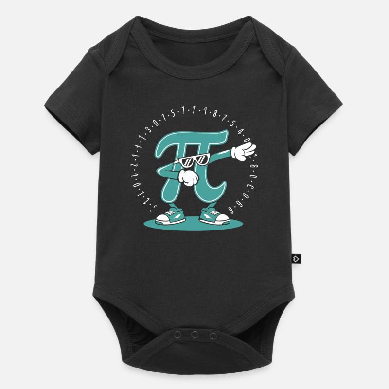 Pi Math - Body à manches courtes Premium Bébé - noir