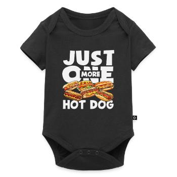 Just a Hot Dog Lover Saying - Baby Premium short-sleeve bodysuit - black - Front