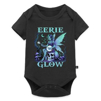 Fairycore Fee Gotisch - Baby Premium Kurzarmbody - Schwarz - Vorne