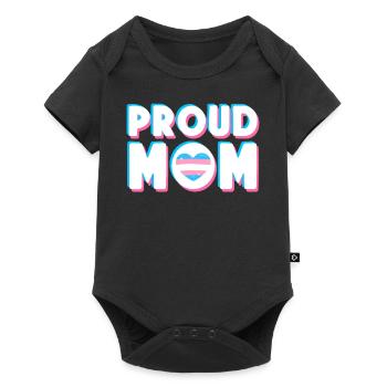 Fierté LGBT transgenre - Body à manches courtes Premium Bébé - noir - Devant